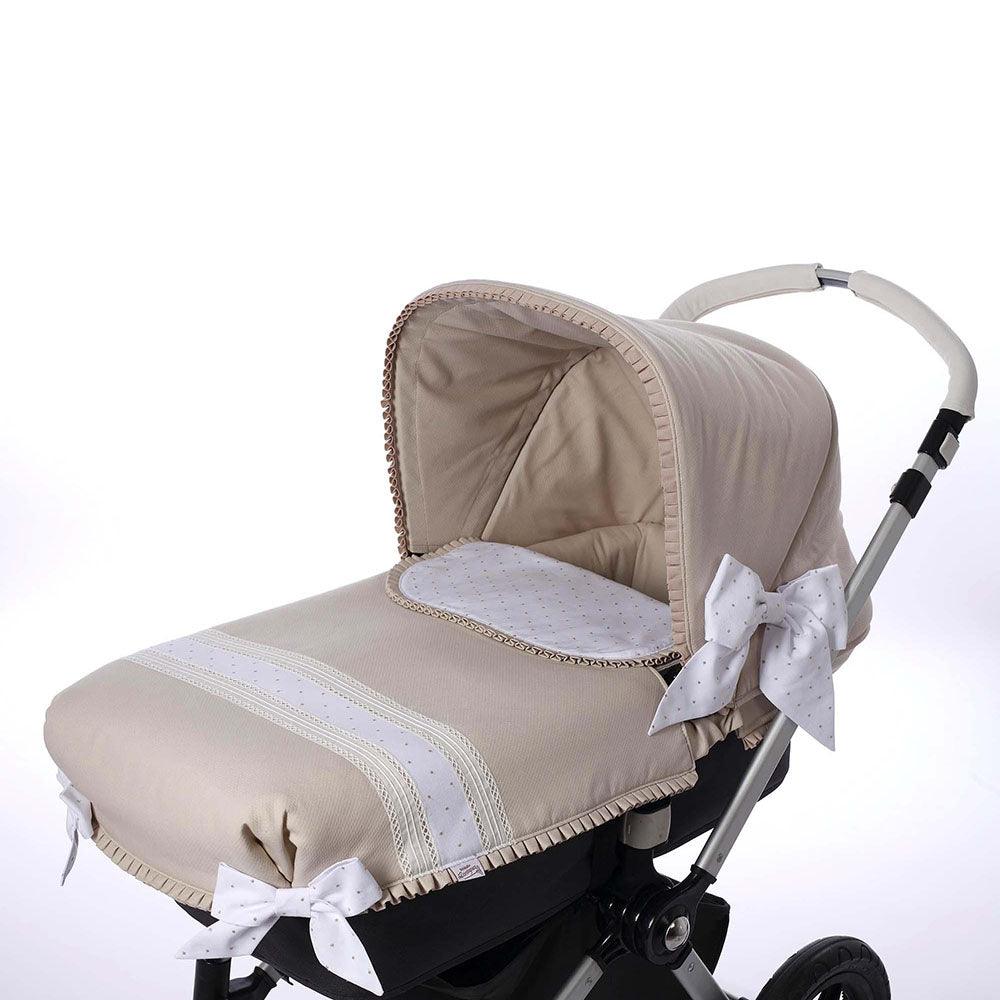 Colcha Capazo A Medida Carro Bebé 684 Doble Puntilla Bebiti By Nanetes - Nanetes #